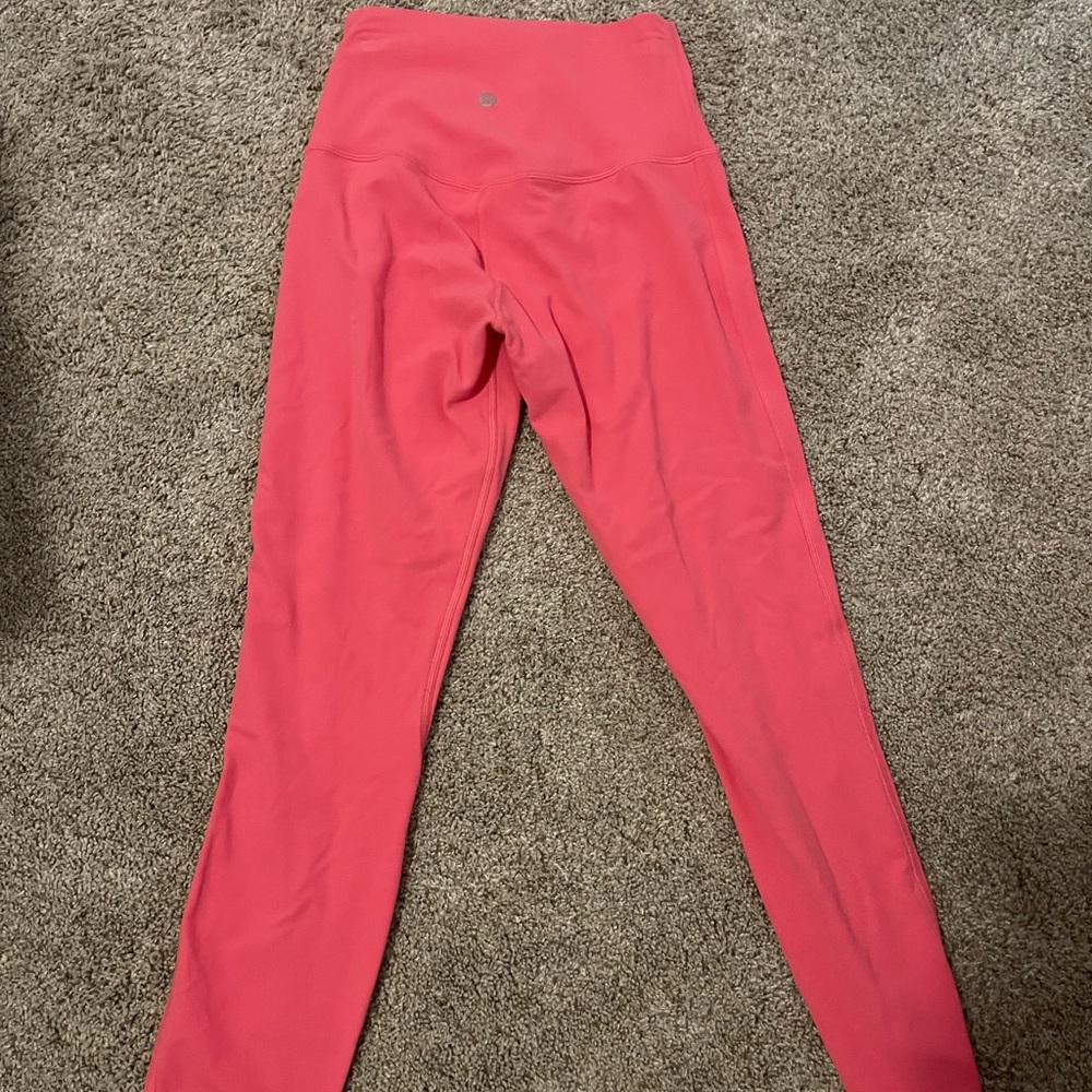 Lululemon align 25 inch sz 4 gauge pink leggings